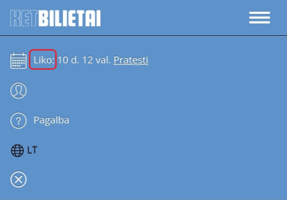 ketbilietai liko kreditu ket testams