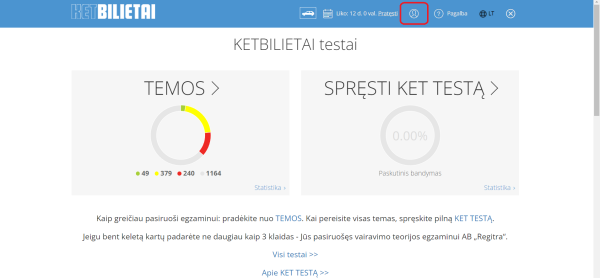 prisijungimas prie ketbilieta su kodu2